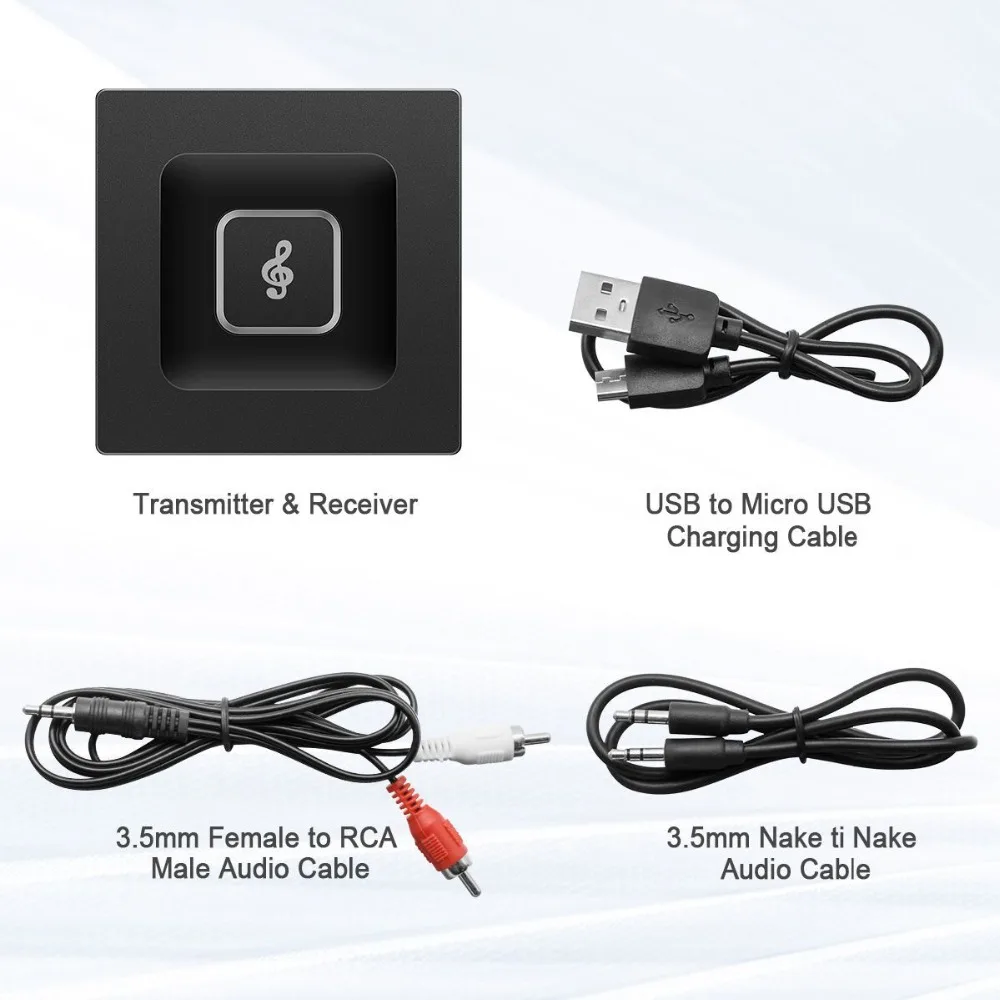 SOONHUA беспроводной Bluetooth 4 2 передатчик приемник HD аудио адаптер для ТВ наушников