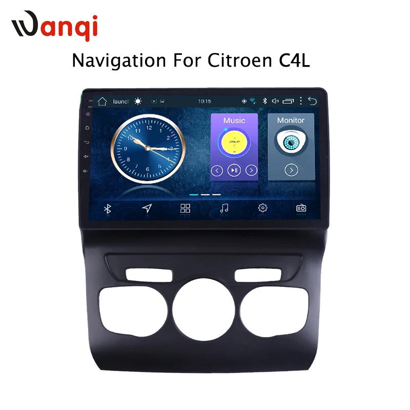 Автомобильная Мультимедийная система wanqi Android 10 1 дюйма для Citroen C4L 2013 2014 2015 2016 2017 GPS
