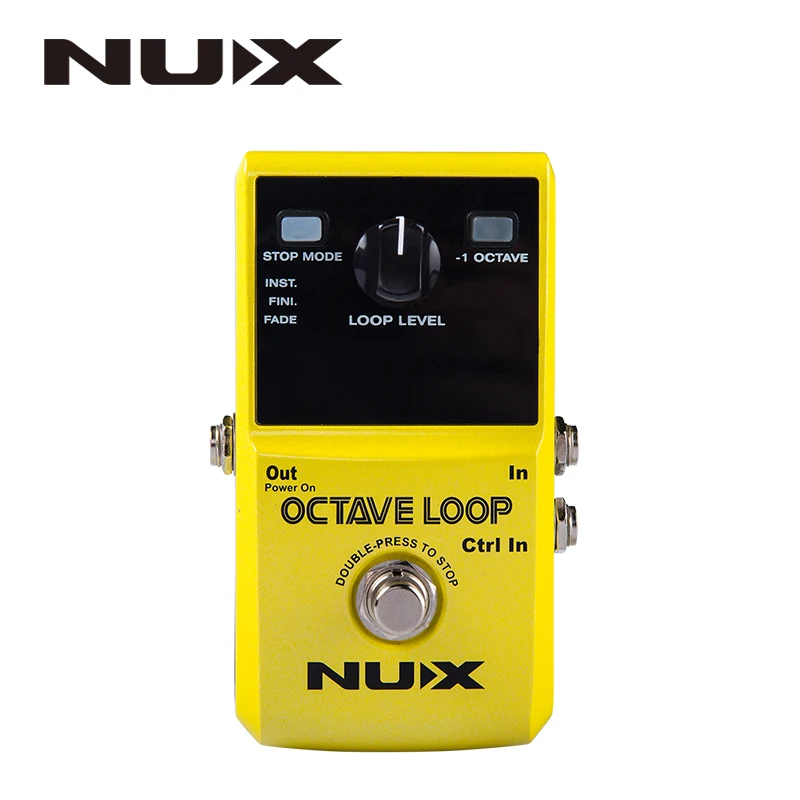 NUX Octave Loop педаль петлителя с 1 Effect Infinite Layer басовыми линиями True Bypass Эффект педали