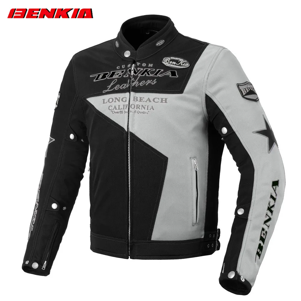 BENKIA Moto мотоциклетная куртка для верховой езды костюм светоотражающий Мужской