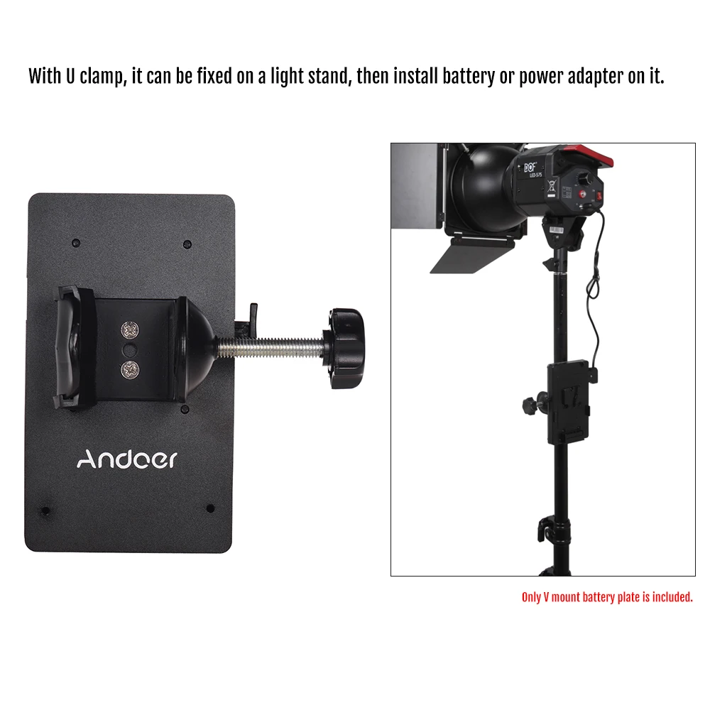 Andoer V Mount Lock адаптер для батареи Sony Camera BP батарея источник питания система D tap