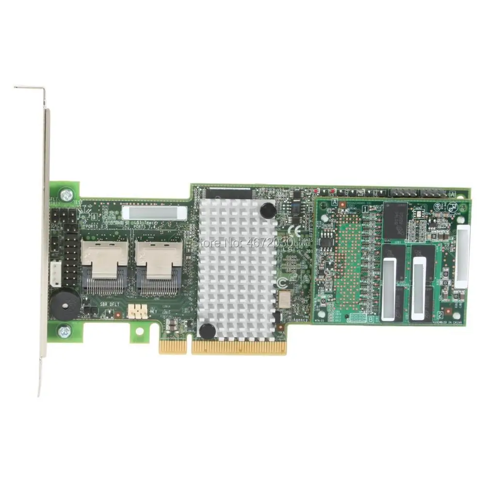 Новая карта контроллера Broadcom Avago LSI MegaRAID SAS 9265 8i LSI00278 8 портов 1 ГБ кэш памяти RAID0.1.5.6