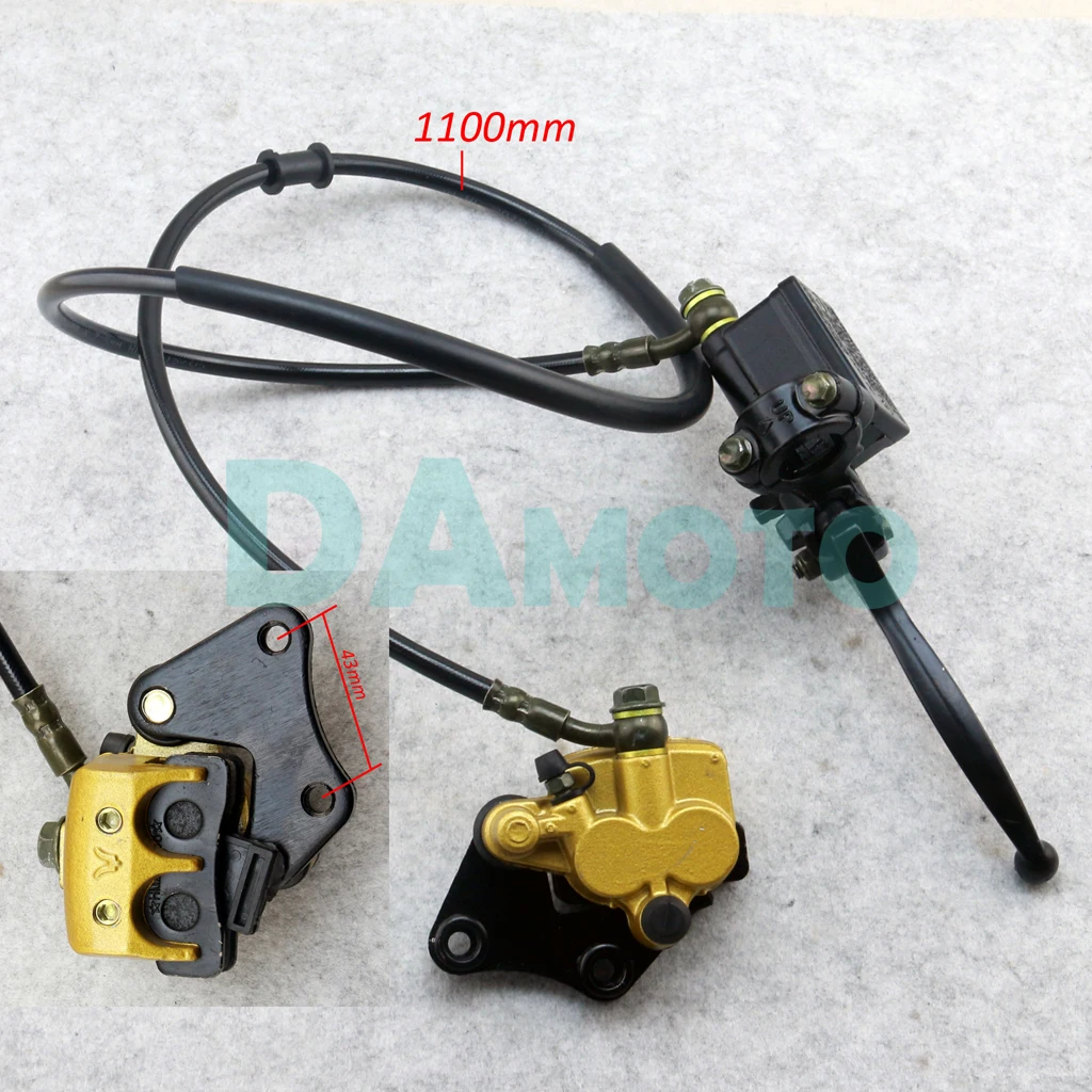 Hydraulic Front Disc Brake Master Cylinder Caliper System + Pads FOR 110cc 125cc 140cc CRF70 Pit PRO Dirt Bike | Автомобили и