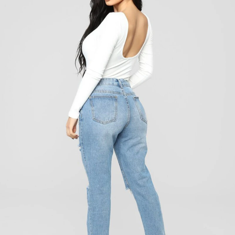 Женское боди с длинным рукавом и V образным вырезом на пуговицах|Боди| |