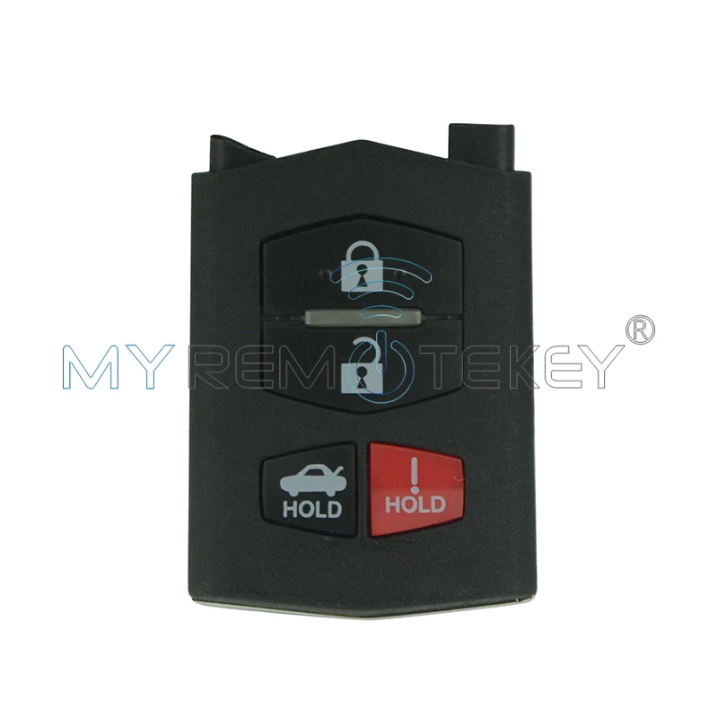 Remtekey 5 Car Key Shell Replacement Remote Key Transmitter Shell 4 Button BGBX1T478SKE12501 For Mazda 3 5 6 key cover enlarge