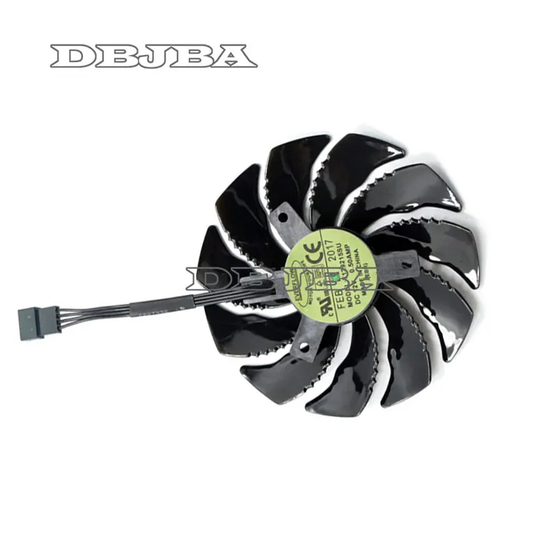 Кулер для видеокарты Gigabyte GeForce GTX 1050 Ti RX 480 470 570 580 1060 G1 88 мм | Компьютеры и офис