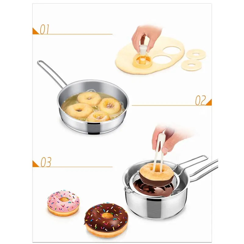 Форма пончик кухонные десерты хлеб Patisserie пекарня выпечка Инструменты Резак DIY