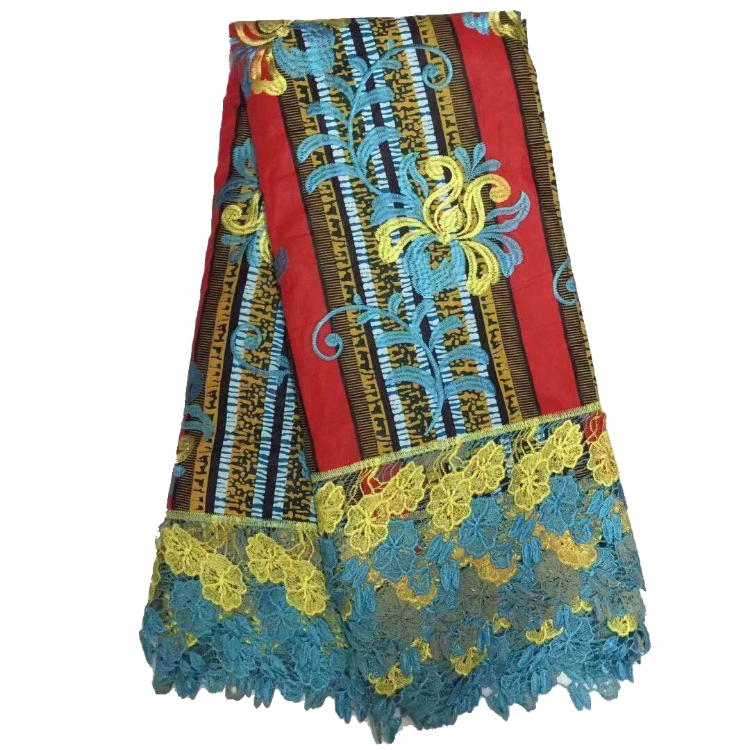 6yards Latest 2019 High Quality African Kente Custom Tissu Wax Veritable Real Print Fabric | Дом и сад