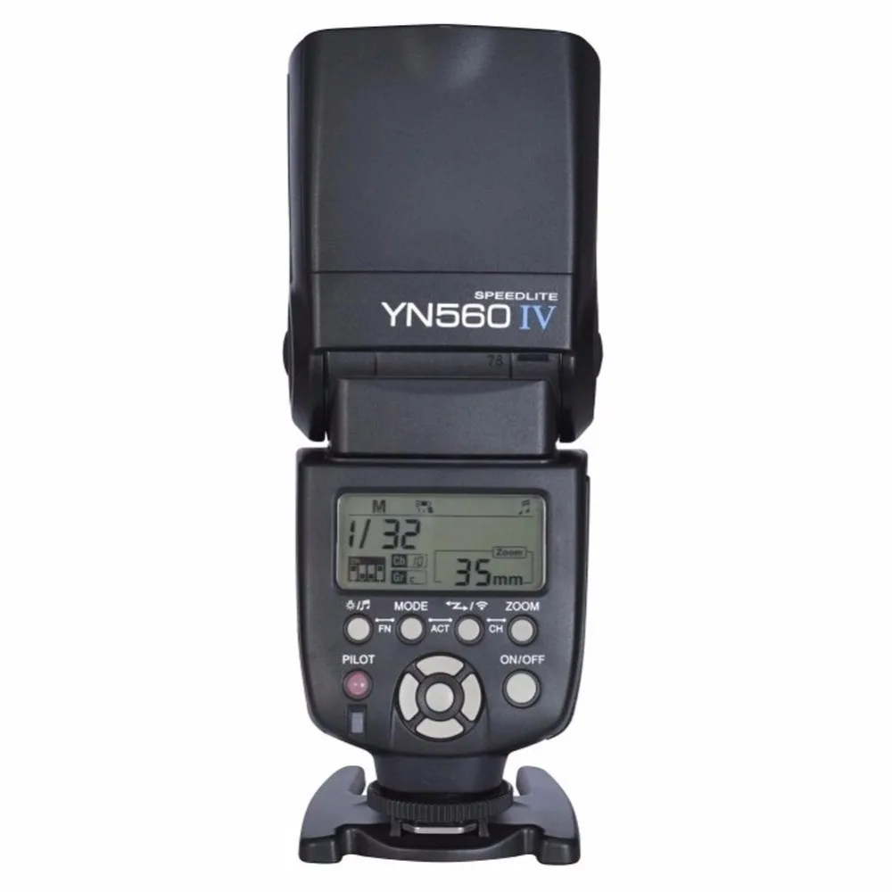 Беспроводная вспышка YONGNUO YN560 IV 2 4G Speedlite A99 A58 A6000 A3000 A7 A7r A7s NEX 6N YN 560IV для Sony Canon