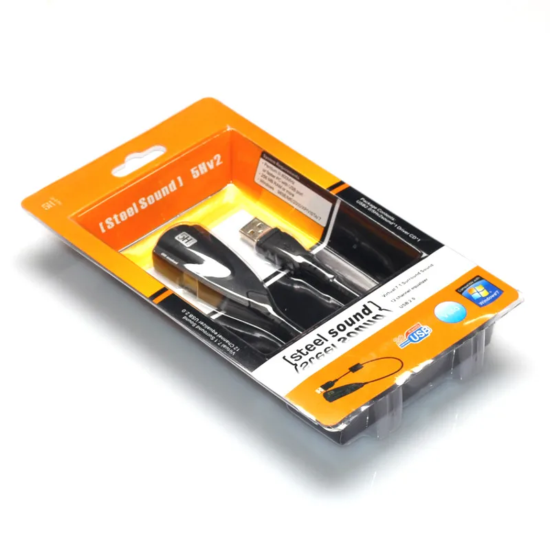 5HV2 внешняя звуковая карта usb 7 1 с 3 5 миллиметровым аудиоинтерфейсом адаптер для