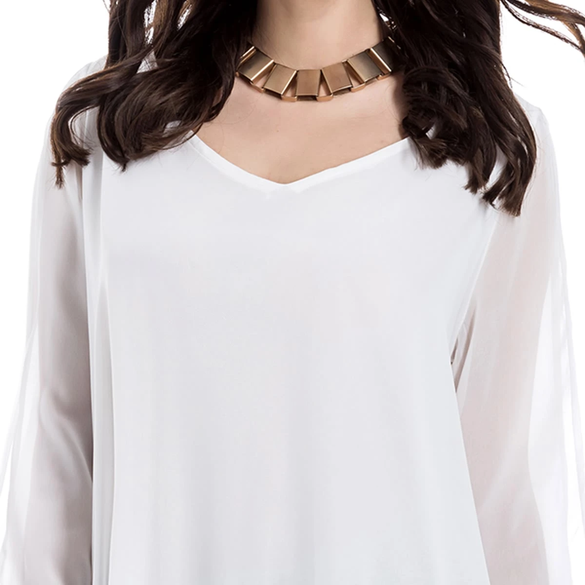 Женское шифоновое платье с длинным рукавом длинное пляжное туника свободный