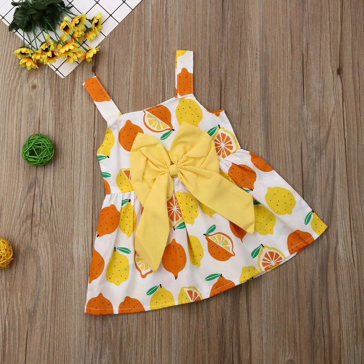 Pudcoco 2019 Brand Toddler Kids Baby Girls Fruit Print Dress Princess Strap Pageant Party Tutu Dresses Clothes | Детская одежда и