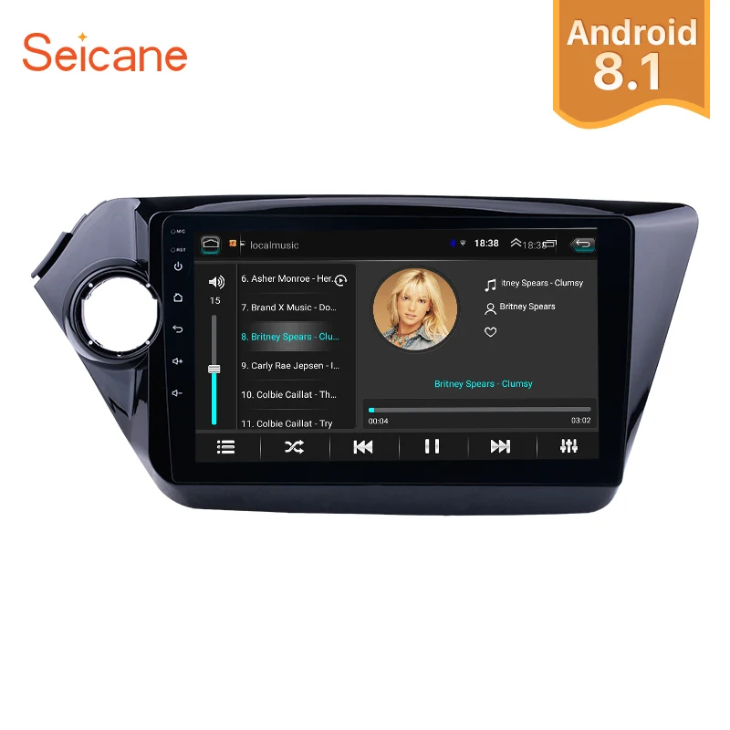 

Seicane Android 10,0 API 29 4-ядерный GPS автомобильный радиоприемник для 2011 2012 2013 2015 KIA K2 RIO 9 "2Din мультимедийный плеер