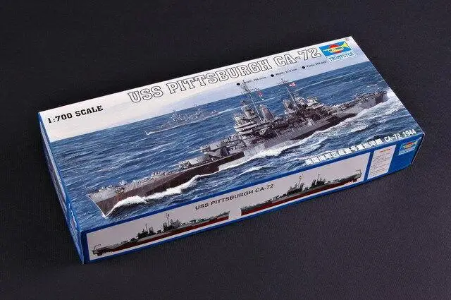Trumpeter 1/700 05726 USS Pittsburgh CA 72|Наборы для сборки моделей| |