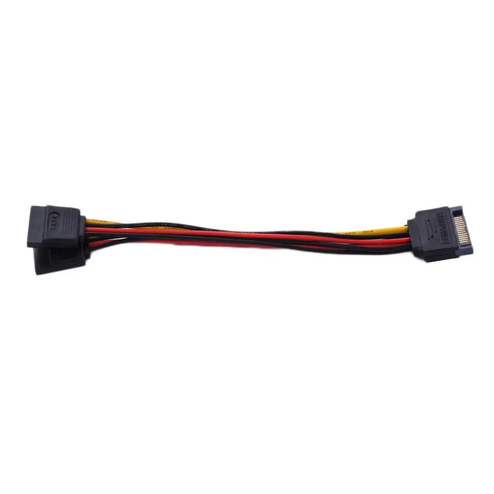 Новый компьютерный кабель SATA 15Pin питание папа мама y разветвитель адаптер кабель|