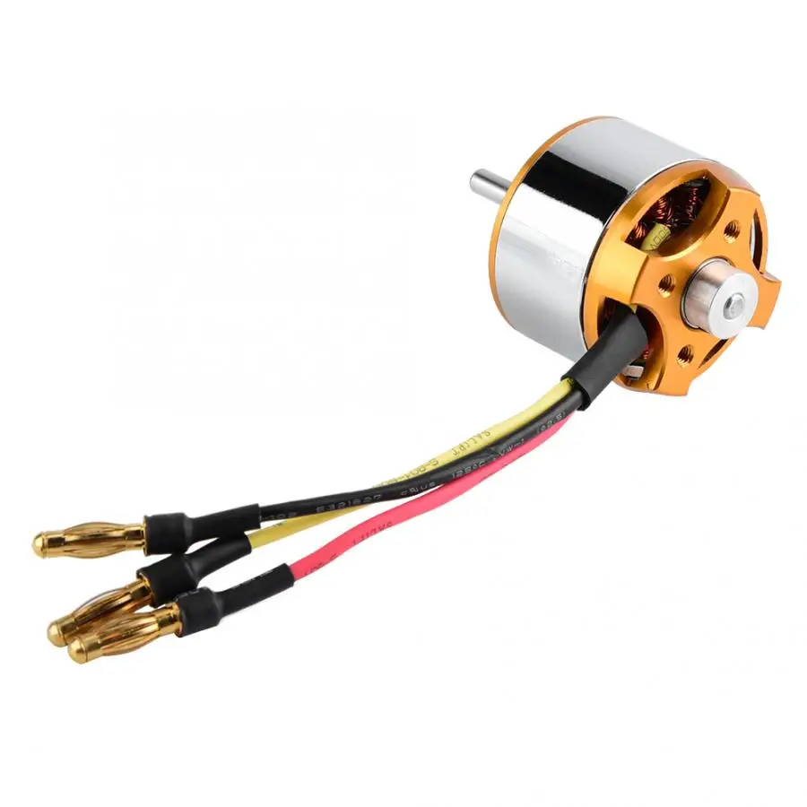 Бесщеточный двигатель 2814 1000/1400KV 2kg упорный 3 4S для радиоуправляемого самолета с