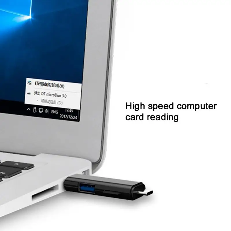 3 в 1 type-c кард-ридер для Android заголовки OTG расширение Micro USB 3,1 кард-ридер
