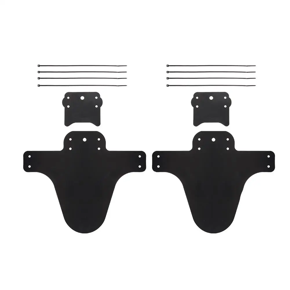 Bicycle Lightest Mountain Bike Mud Guards Front Rear Tire Tyre Mudguard For Fixed Gear Fenders Set Black | Спорт и развлечения