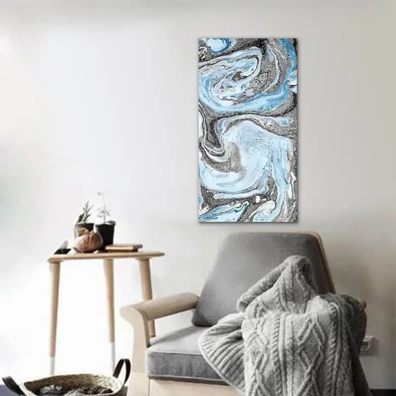 Frameless Abstract Whirlpool Oil Canvas Painting Art Decorative Pictures | Дом и сад