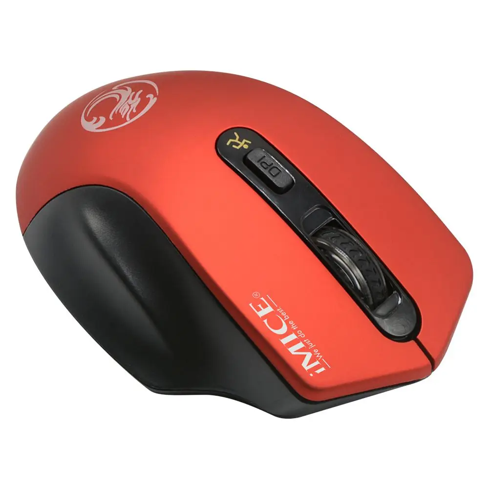 imice Wireless Mouse 4 Buttons 1600DPI 2.4G Optical Energy Saving Mice For Laptop PC Computer | Компьютеры и офис