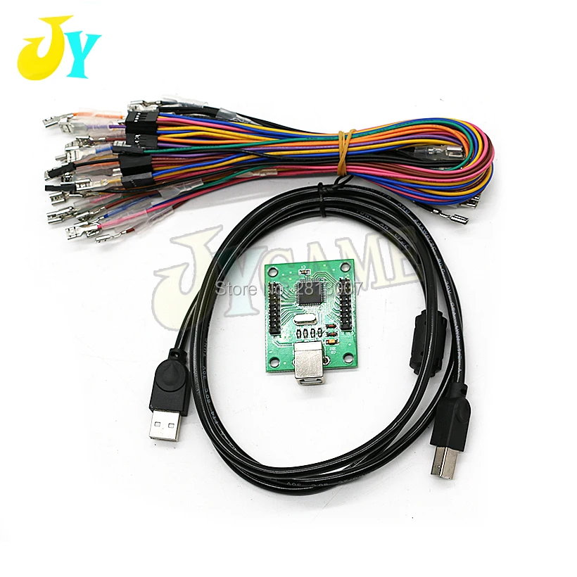 USB к Jamma PC PS3 аркадный контроллер интерфейс 2 плеера кодировщик MAME мультикадная