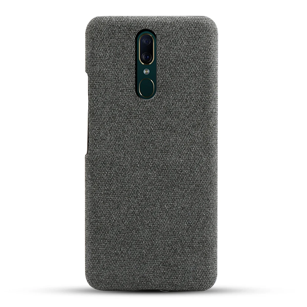 Чехол для OPPO F11 тонкая задняя жесткая ткань из поликарбоната тканая фетровая