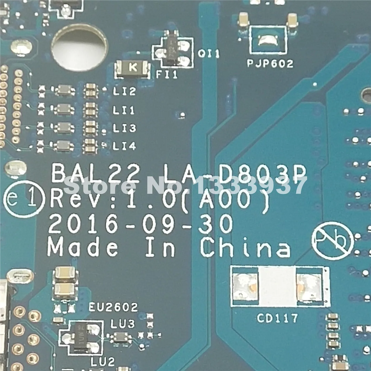 Материнская плата BAL22 материнская для DELL Inspiron 5565 ноутбука DDR4 LA D803P 0R1WJH