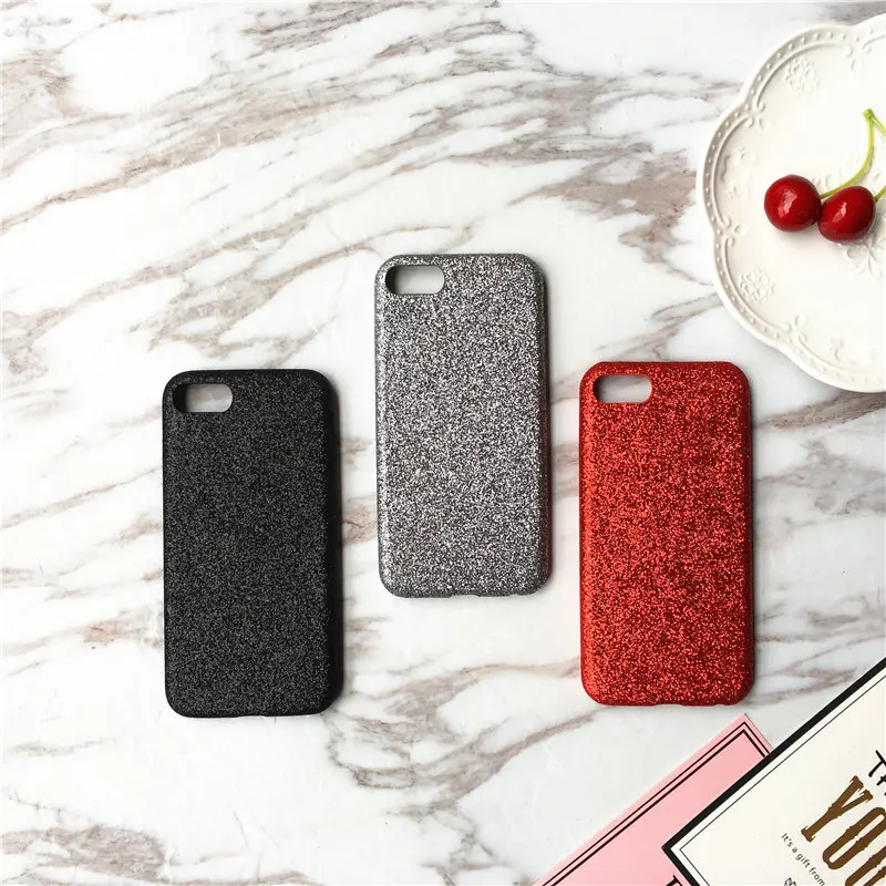 Luxury Fashion Glitter Shining Phone Cases for iPhone 6P 6sPlus Case Silicon Bling Crystal Sequins Soft TPU Cover |