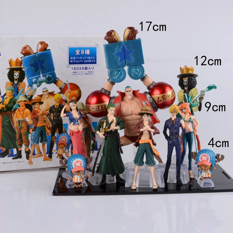 ONEPIECE Q version of Luffy red hair Sauron Qiaoba hand office doll model AND Display box | Игрушки и хобби