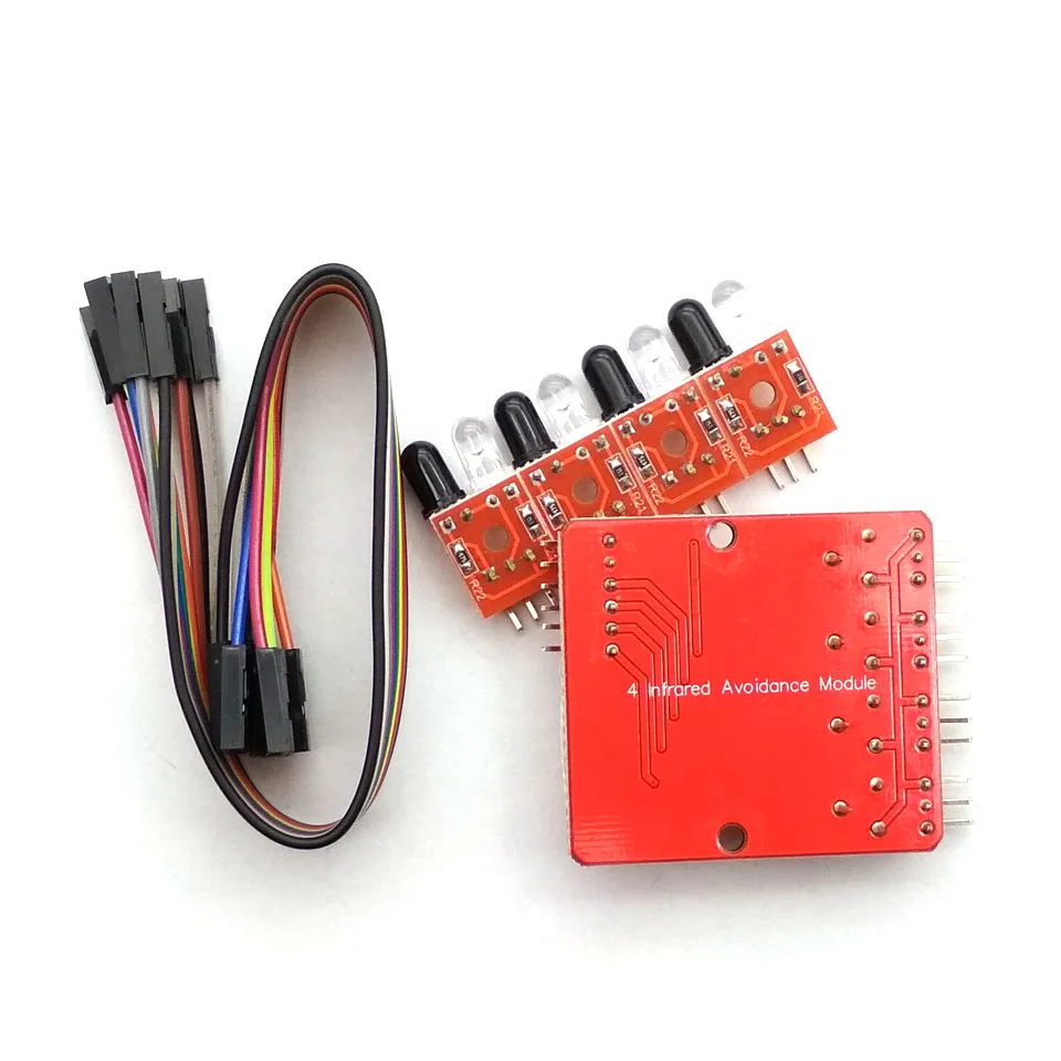 Четырехканальная инфракрасная Трассировка 4 канальный датчик отслеживания