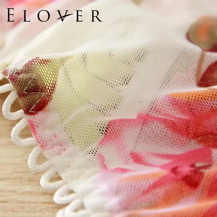 Сексуальное нижнее белье с вышивкой Elover эротическое прозрачное кружевное
