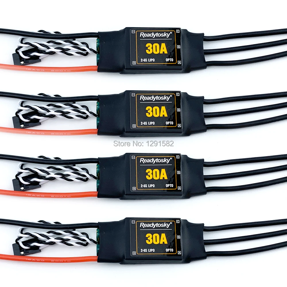 30A ESC OPTO 2 6S электронный регулятор скорости с разъемом банана 3 5 мм для