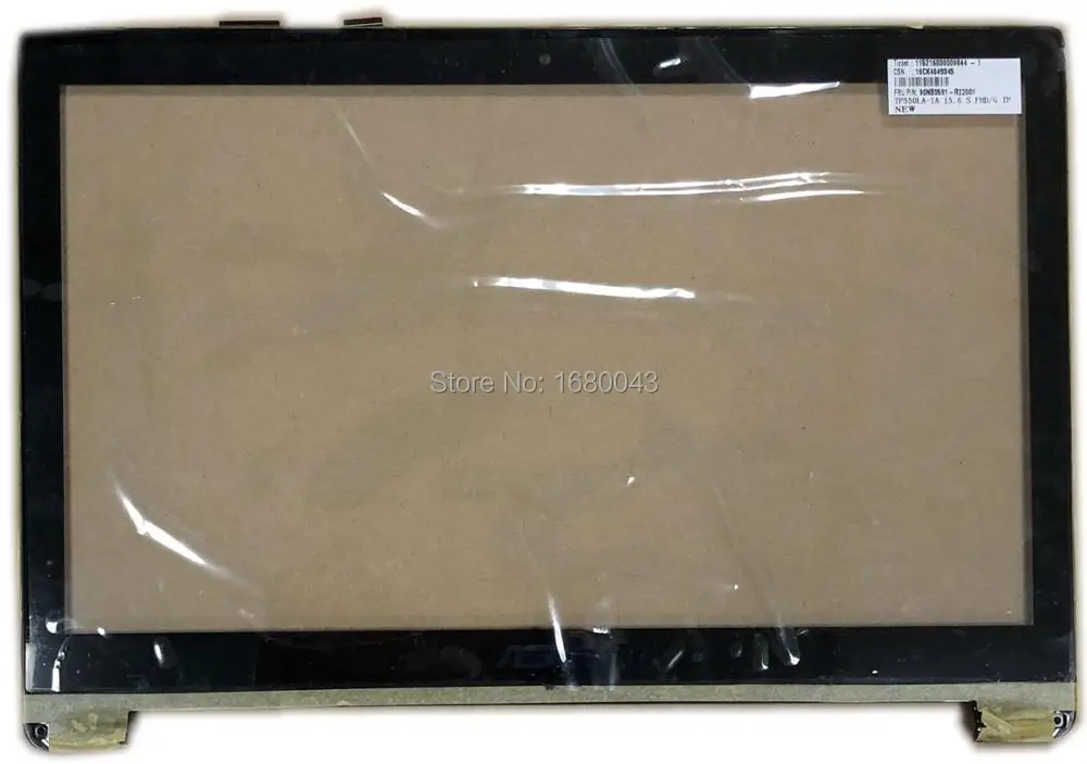 15.6&quot Touch Screen Digitizer Panel Glass with Frame Bezel Replacement For Asus TP550L TP550LA Laptop FP-TPAY15611A-01X BLACK |