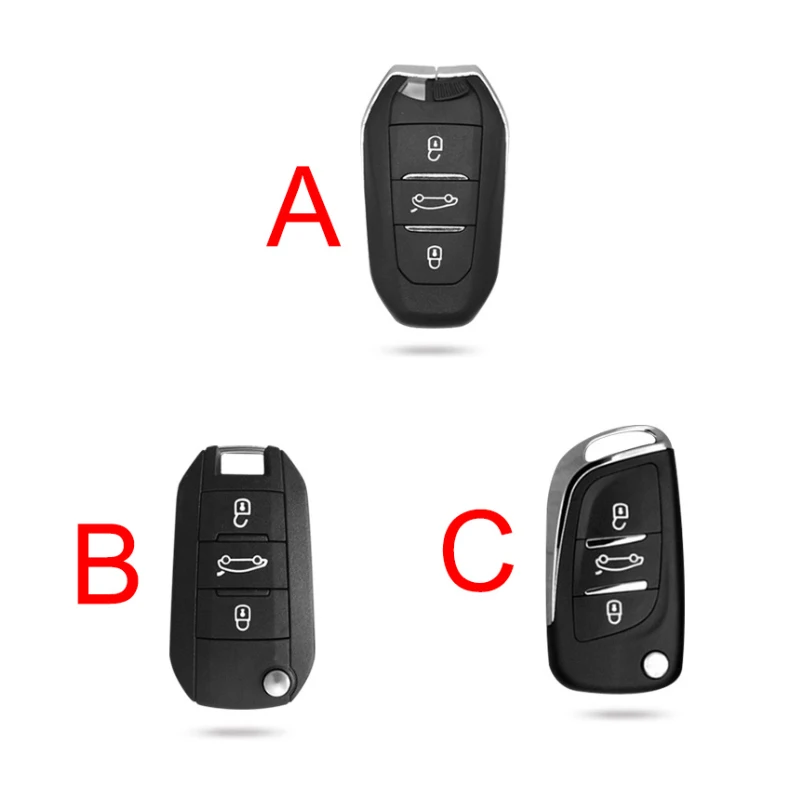 Кожа дистанционный ключ крышка чехол для Peugeot 2008 3008 508 301 408 5008 4008 2017 2018 Citroen C4 C5 C6 C4L