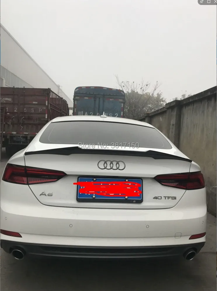 Автомобильный спойлер предназначенный для Audi A5 S5 2Drs из углеродного волокна