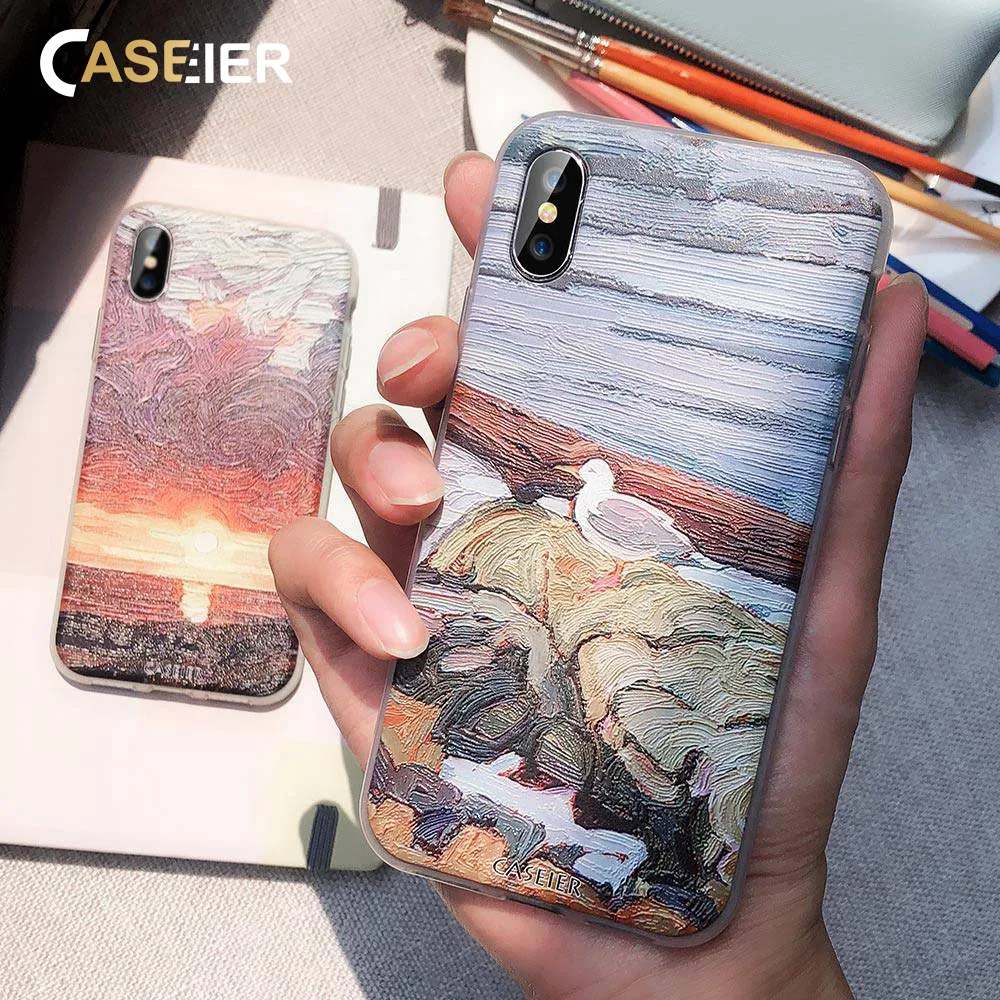 CASEIER тисненый чехол для Xiaomi 8 9 Note 5 7 Винтажный телефона A2 6A Redmi 6 мягкий из ТПУ |