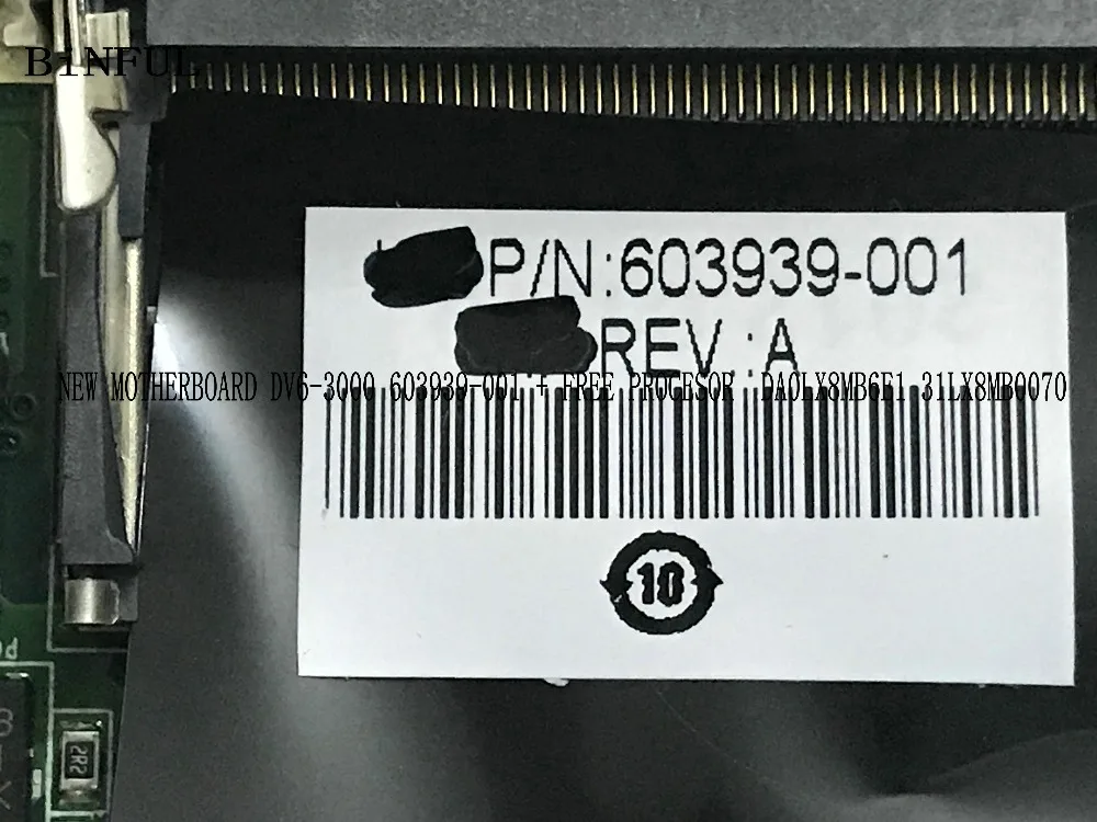 

Быстрая доставка 603939-001 плаша для HP PAVILION DV6-3000 FREE CPU