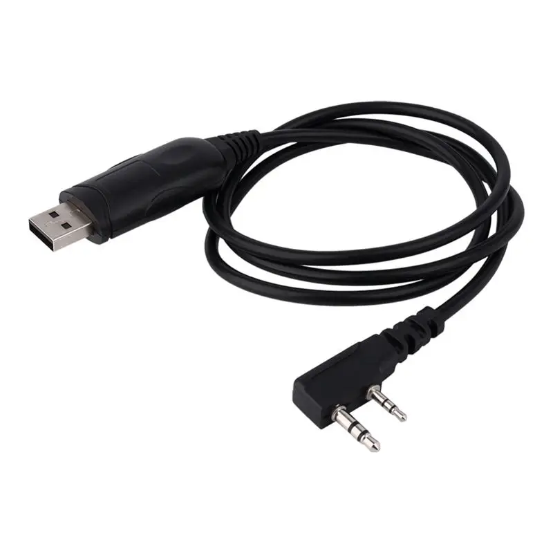 Usb Кабель для программирования Baofeng Uv-5R 888S Kenwood 2 Pin Радио Walkie Talkie аксессуары Usb2.0 1 м