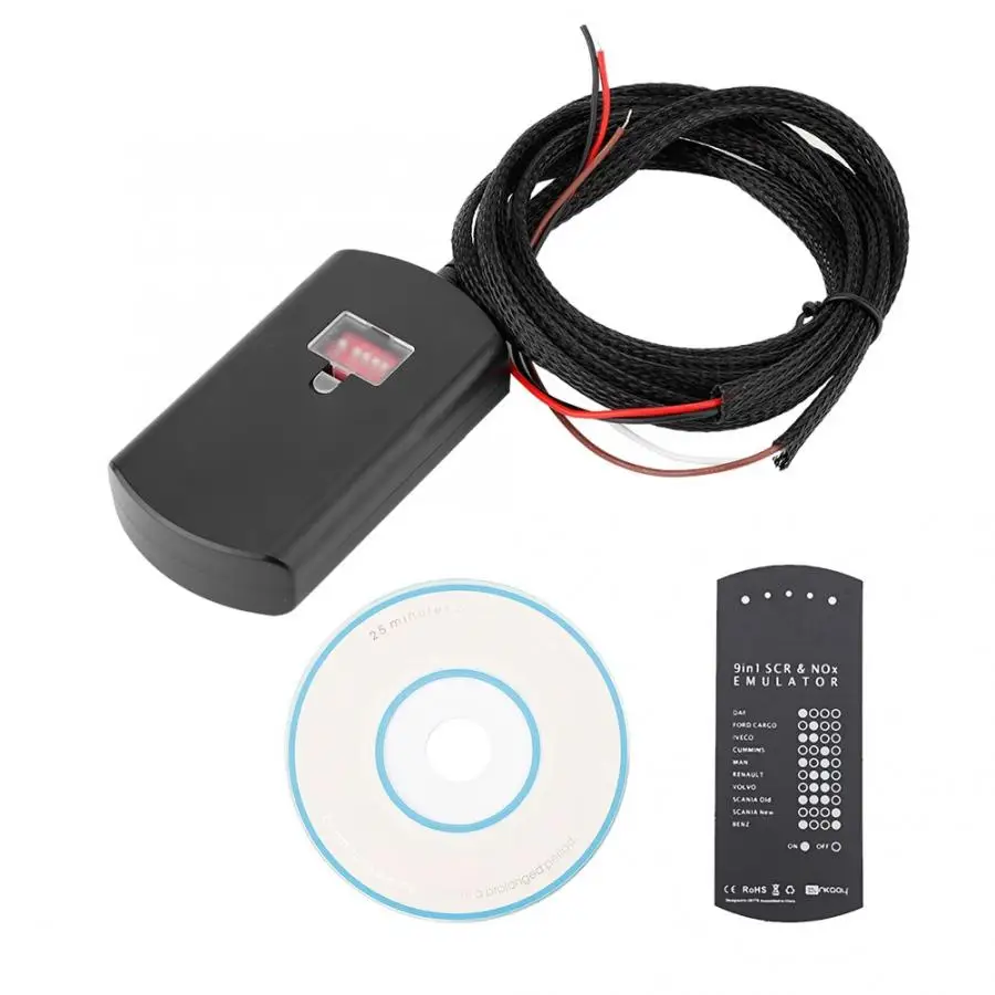 9 в 1 OBD2 AdBlue Эмулятор системы коробка для Mercedes MAN Scania Iveco DAF Renault CumminsCar