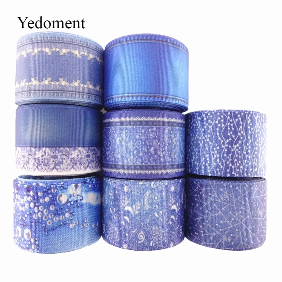 Ленты из денима с принтом 1 1/2 дюйма 38 мм 10 ярдов|10 yard|printed grosgrain ribbongrosgrain ribbon |
