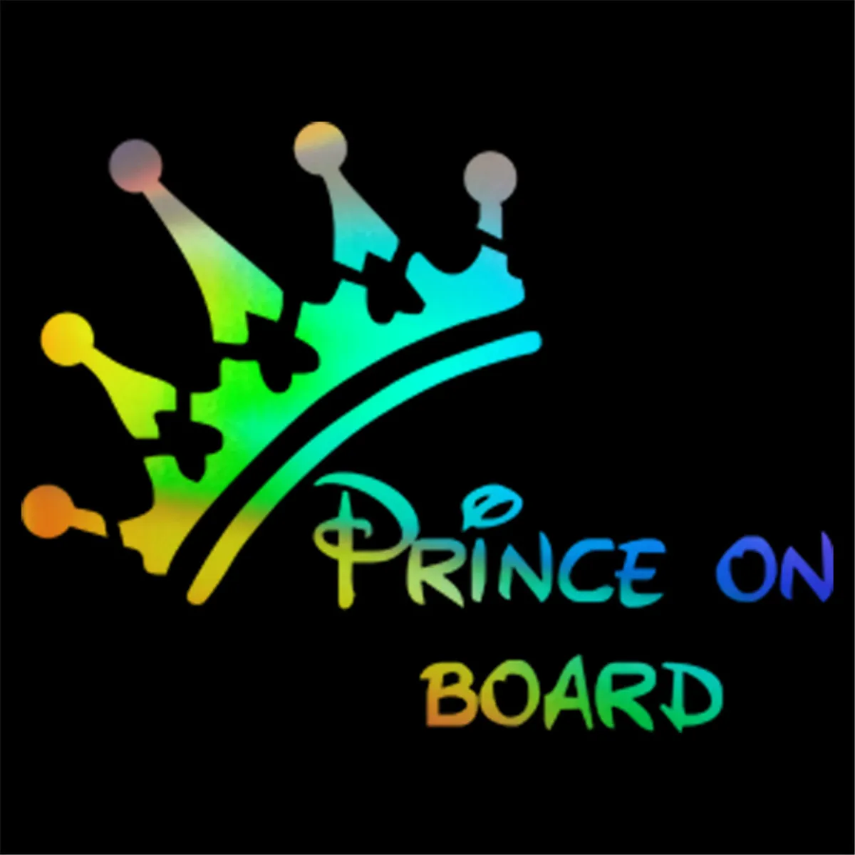 

Pernalised Prince ON BOARD Car Sticker Sign Laptop Bumper Auto Decal Vinyl