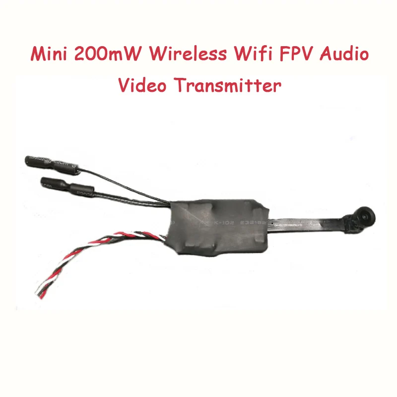 

Мини 200 мВт Беспроводной Wi-Fi FPV аудио видео передатчик интегрированный и 720P широкоугольная HD FPV камера для радиоуправляемых моделей запасные...