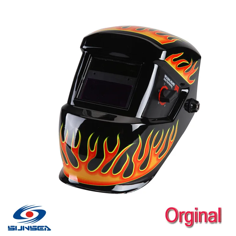 TIG MIG arc Flame дизайн Солнечная Авто Затемнение Регулировка DIN9/13 Сварочная маска