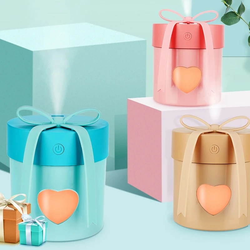 3 In 1 Aroma Diffuser Gift Box Humidifier Mini Air Purifier Aromatherapy Essential Oil Led Night Light Usb Fan Fogger | Бытовая техника