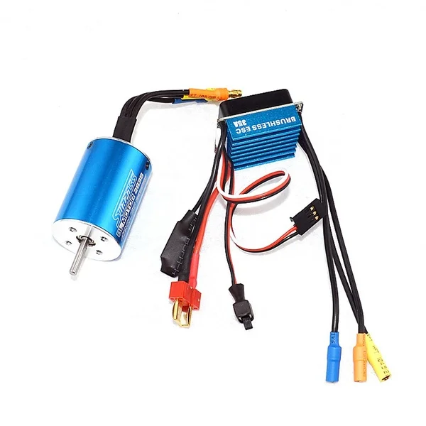 Водонепроницаемый 3670 2150KV бесщеточный двигатель + Бессенсорный 120A ESC (3670