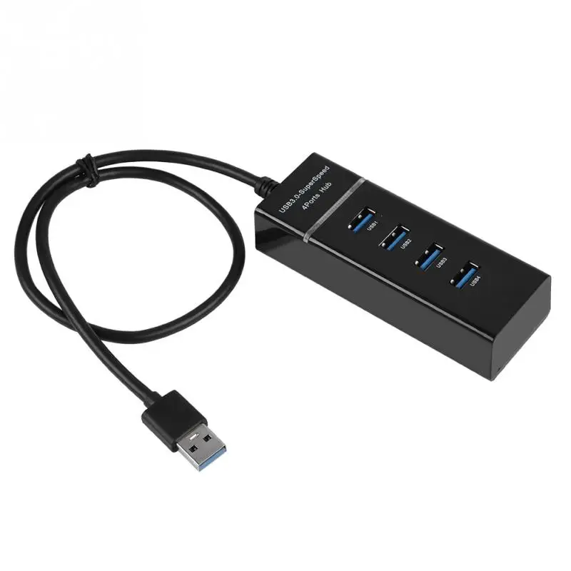 4 порта USB3.0 концентратор зарядная док станция 5 Гбит/с зарядный адаптер для