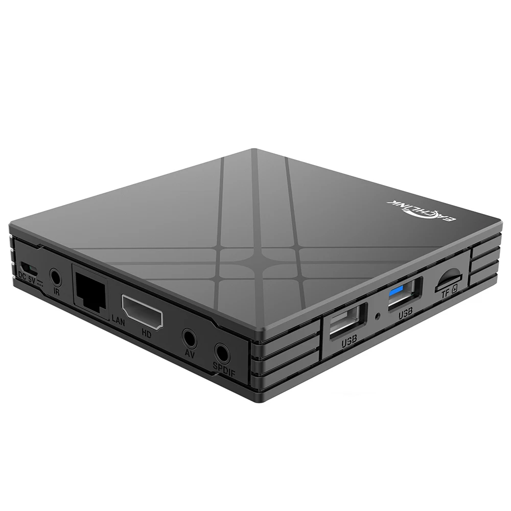 EACHLINK H6 мини Smart ТВ Box Android 7 0 Allwinner 3 GB Оперативная память + 32 Встроенная 2 4G Wi Fi 100 Мбит