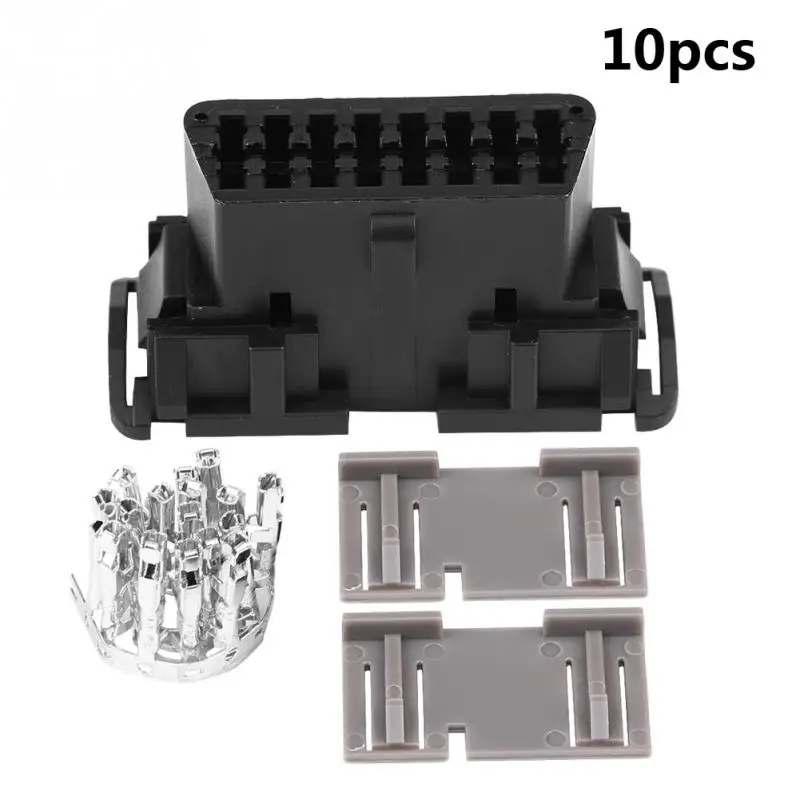 OBD2 II 16Pin Female Connector OBDII Cable Car Auto Adapter Plug Shell Kit for Kia J1962 car tools Diagnostic Tool | Автомобили и