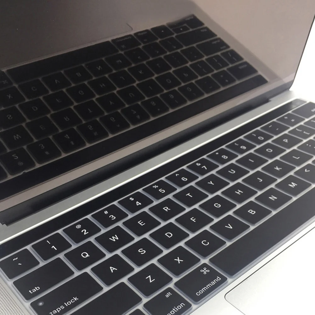 1 шт. однотонный силиконовый защитный чехол для клавиатуры MacBook Air 11 6/Retina 12 13/Retina