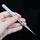 SZBFT электронные промышленные пинцеты антистатические изогнутые прямые наконечники точные нержавеющие щипцы для ремонта телефонов наборы ручных инструментов